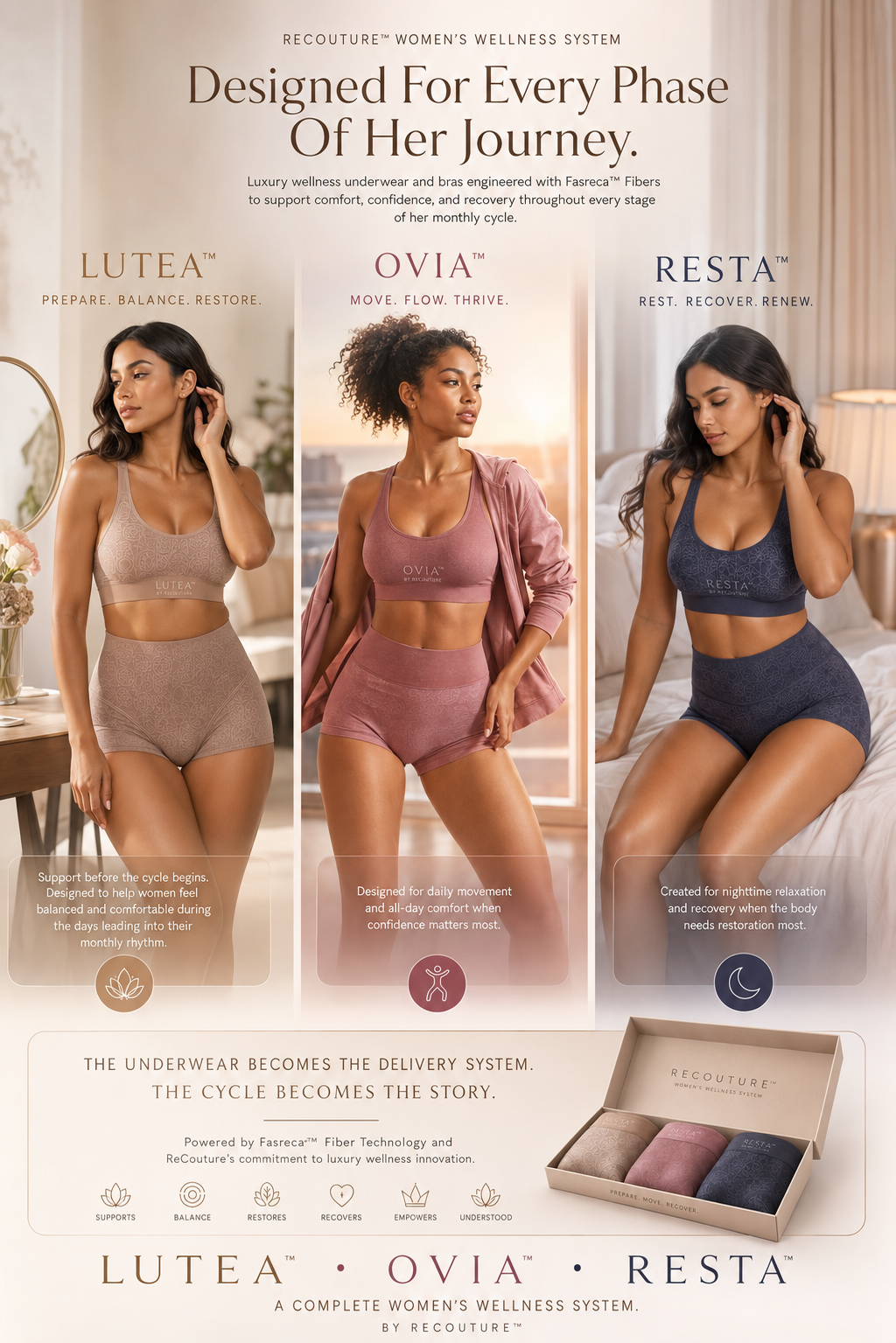 ReCouture – LUTEA™ Cycle Comfort Lounge Collection