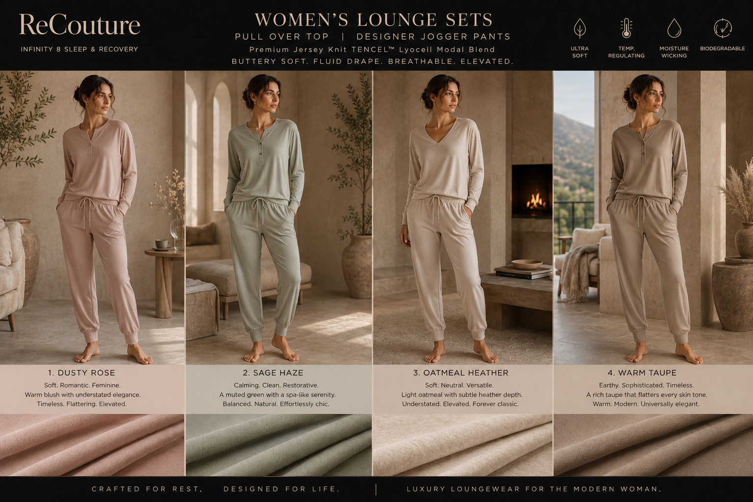 ReCouture™ Ladies The Sanctuary Lounge Set