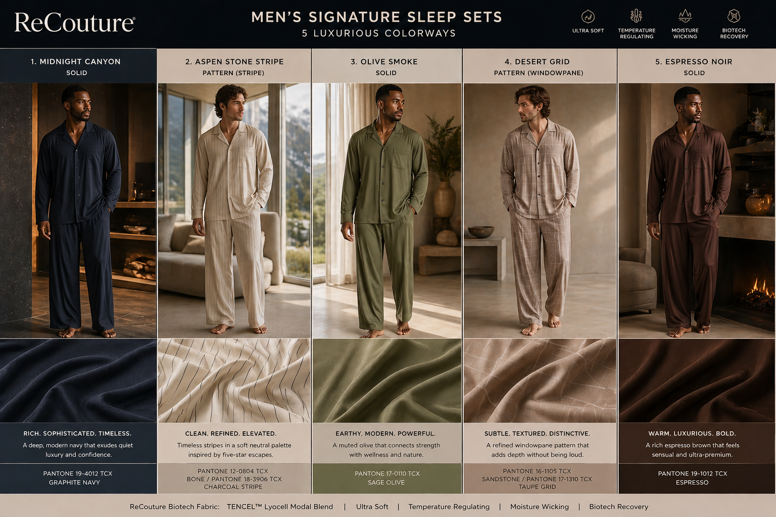 ReCouture™ The Sovereign™ Men's Pajamas